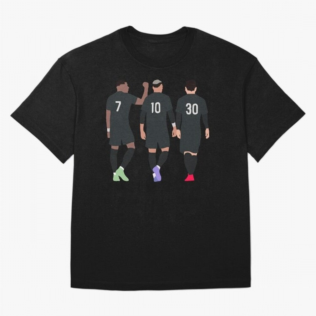 Messi Neymar France Football Players Trio Mmn #y79 Oversized T-Shirt Join the Global Buzz around FIFA World Cup 2026 Group Stage Inspired by Mbappe and Neymar, England and Germany Energy, Game Day Rituals, Football Legends, Country Pride and the