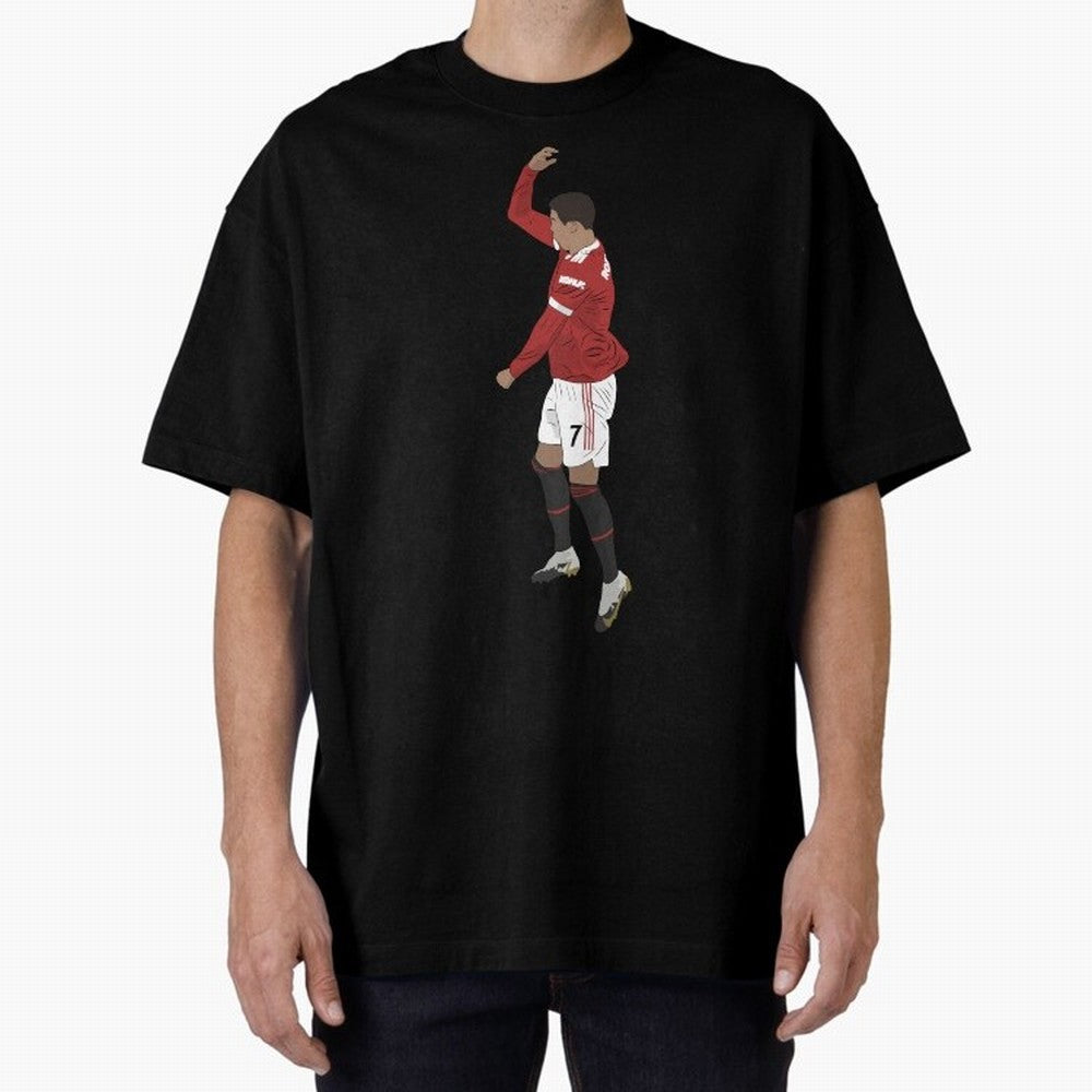 Cristiano Ronaldo Pirouette Siuuuu Goal Celebration Oversized T-Shirt Celebrate Classic Football Spirit in Global Football Passion for FIFA World Cup 2026 USA Canada Mexico, Connected to Cristiano Ronaldo, Haaland and CR7, Spain and Netherlands,