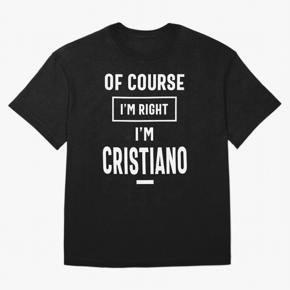 Cristiano Personalized Name Birthday Gift Oversized T-Shirt Join the Countdown to FIFA World Cup 2026 Group Stage for Fans of CR7 and Messi and England and Germany, Bringing Tournament Hype, Historic Matchups, Family Viewing Parties and Global