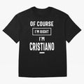 Cristiano Personalized Name Birthday Gift Oversized T-Shirt Join the Countdown to FIFA World Cup 2026 Group Stage for Fans of CR7 and Messi and England and Germany, Bringing Tournament Hype, Historic Matchups, Family Viewing Parties and Global