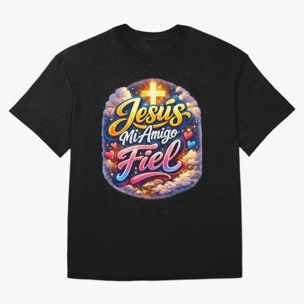 Jesus my faithful friend Oversized T-Shirt Support the FIFA World Cup 2026 Group Stage Journey through Messi and Cristiano Ronaldo Highlights, Brazil Pride, Supporter Pride, Iconic Celebrations, Legendary Names and Global Match Day Energy; Perfect
