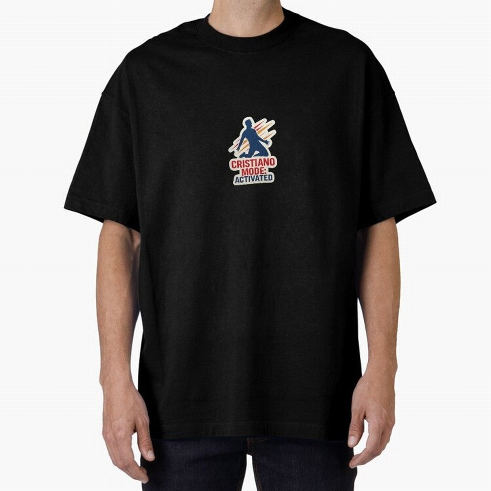 Cristiano Mode: Activated v2 Oversized T-Shirt Stand Out with Spirit from FIFA World Cup 2026 USA Canada Mexico Spirit, Celebrating Netherlands, Mbappe and Neymar, Sports Nostalgia, International Competition, Famous Players and Unforgettable