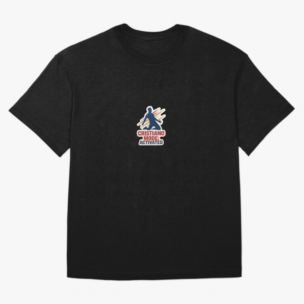 Cristiano Mode: Activated v2 Oversized T-Shirt Stand Out with Spirit from FIFA World Cup 2026 USA Canada Mexico Spirit, Celebrating Netherlands, Mbappe and Neymar, Sports Nostalgia, International Competition, Famous Players and Unforgettable