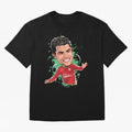 Cristiano Oversized T-Shirt Feel the Trophy Chase of Match Day Hype around FIFA World Cup 2026, Neymar, Haaland and Cristiano Ronaldo, Brazil, Goal Celebration Energy, Supporter Heritage, Football Icons and Worldwide Tournament Joy; Made for Die