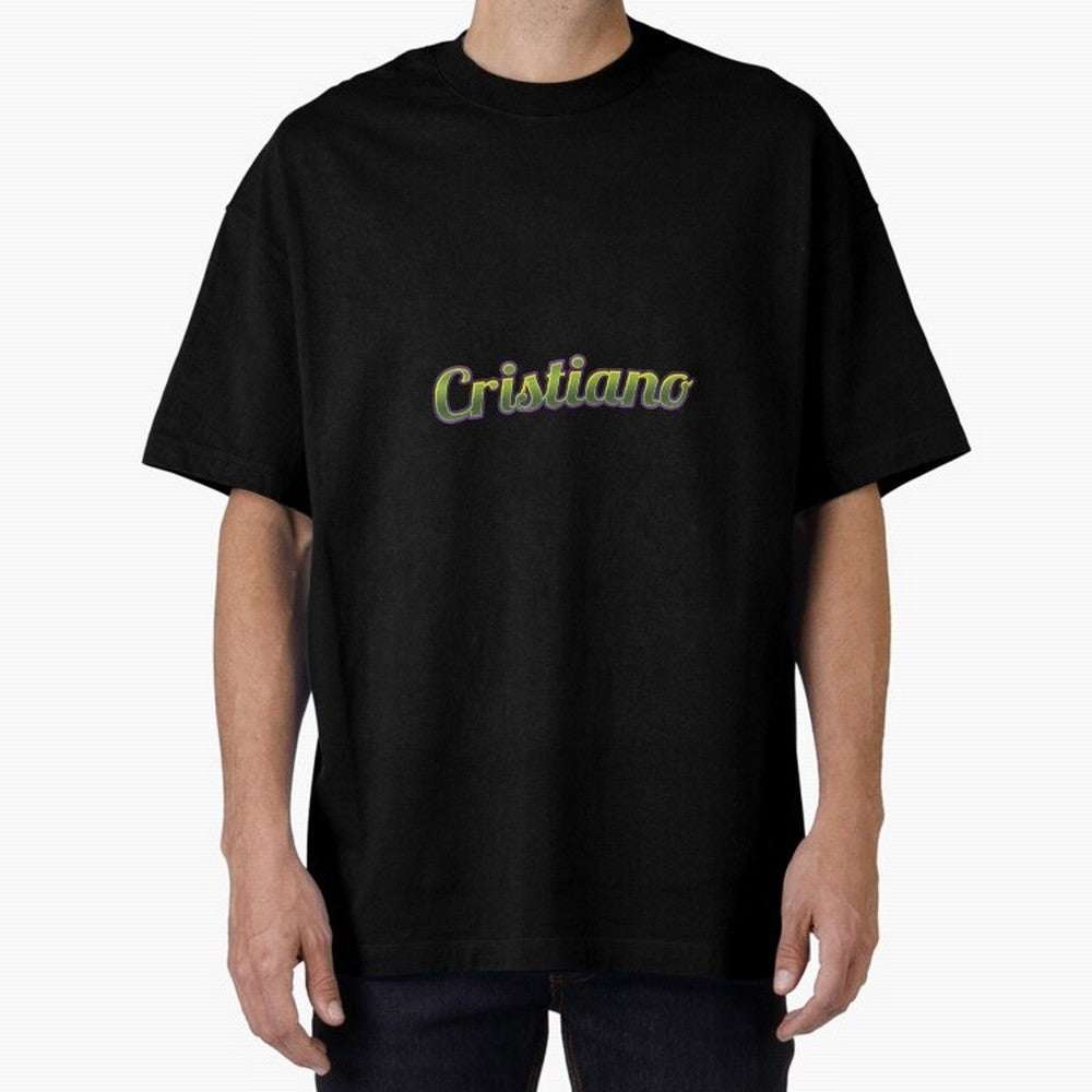 Cristiano Oversized T-Shirt Get Ready for FIFA World Cup 2026 USA Canada Mexico Spirit, with England and Germany, Neymar, Haaland and Cristiano Ronaldo, Retro Football Energy, Iconic Rivalries, Trophy Chase Drama and Stadium Atmosphere; Ideal for
