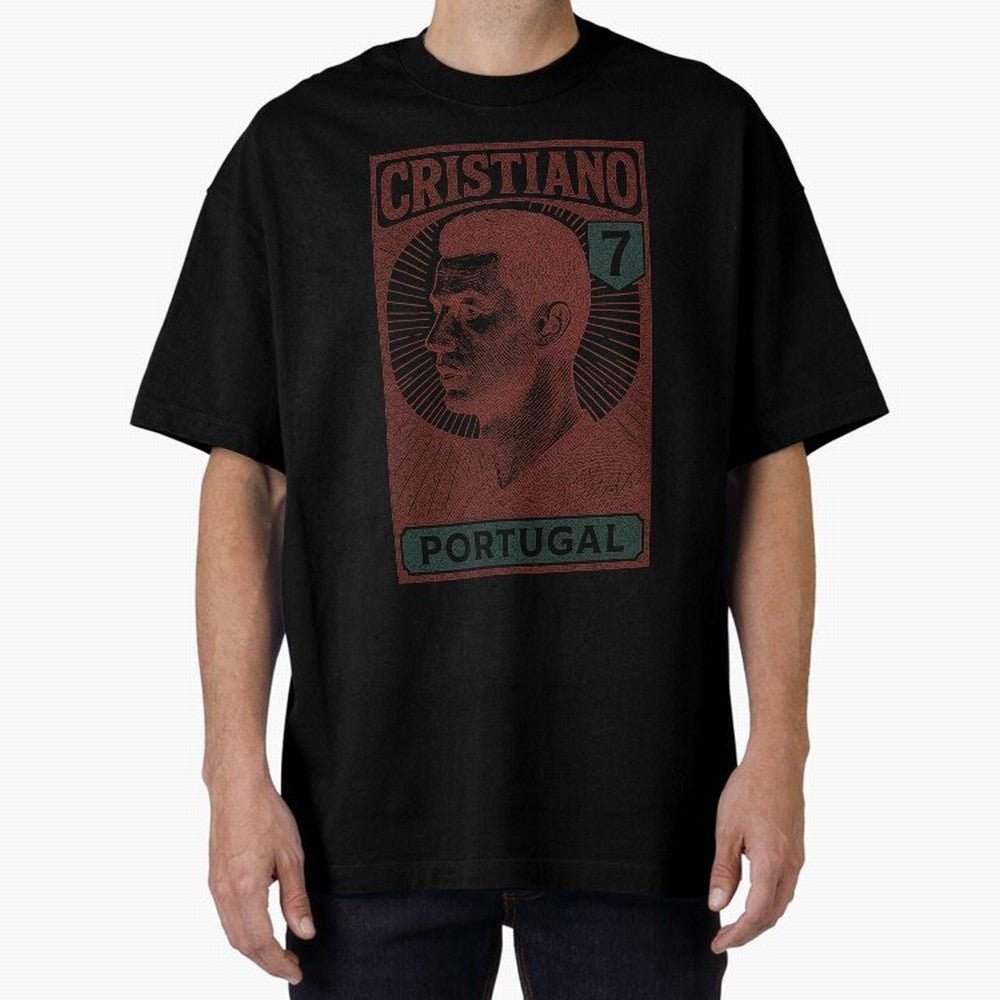 CRISTIANO Oversized T-Shirt Follow Every Goal of FIFA World Cup 2026 USA Canada Mexico for Fans of Mbappe and Neymar and France and Portugal, Bringing Football Passion, Legendary Performances, Festival Vibes and Supporter Community; Made for Die