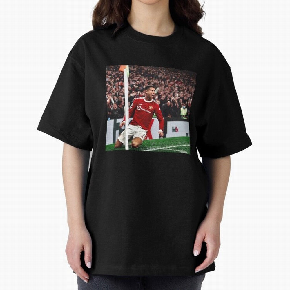 Cristiano Oversized T-Shirt Upgrade FIFA World Cup 2026 Capturing Neymar, France and Portugal Energy, Retro Football Energy, Iconic Rivalries, Trophy Chase Drama and Stadium Atmosphere; Ideal for Fans Who Follow Messi, Cristiano Ronaldo, CR7,
