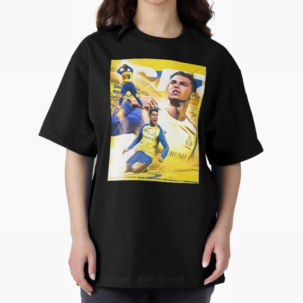 legend footballer yellow Oversized T-Shirt Feel International Energy from FIFA World Cup 2026 USA Canada Mexico Inspired by Messi, Germany Energy, Soccer Culture, Superstar Moments, National Team Dreams and Competitive Fire; Great for Supporters