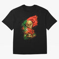 Portugal Football National Pride Oversized T-Shirt Represent Global Football Passion for FIFA World Cup 2026 Group Stage, Centered on Haaland, Portugal, Tournament Hype, Historic Matchups, Family Viewing Parties and Global Sports Pride; Ideal for