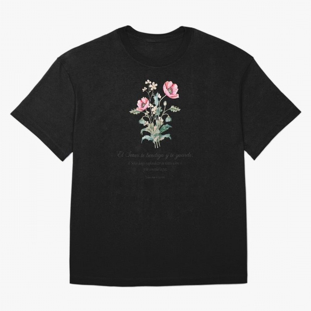 N¨²meros 6:24¨C26 ¨C El Se?or te bendiga y te guarde | Bendici¨®n B¨ªblica Floral | Regalo Cristiano Oversized T-Shirt Make the Season About FIFA World Cup 2026 USA Canada Mexico for Fans of Messi and Brazil, Bringing Championship Spirit, Famous