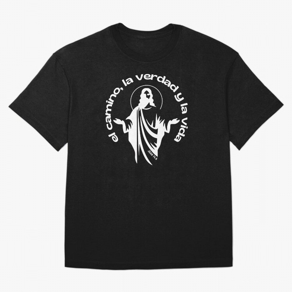 el camino, la verdad y la vida Oversized T-Shirt Celebrate the Biggest Stage of FIFA World Cup 2026 for Fans of CR7 and France and Portugal, Bringing Stadium Memories, Football Loyalty, International Chants and Championship Tradition; Made for