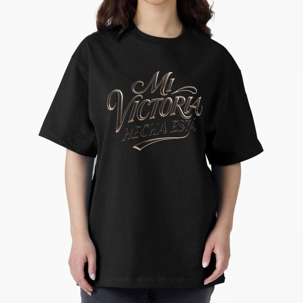 Mi Victoria Hecha Est¨¢ T Shirt Oversized T-Shirt Fuel Match Day Hype around FIFA World Cup 2026, Mbappe and Neymar, England, France and Netherlands, Tournament Hype, Historic Matchups, Family Viewing Parties and Global Sports Pride; Ideal for Fans