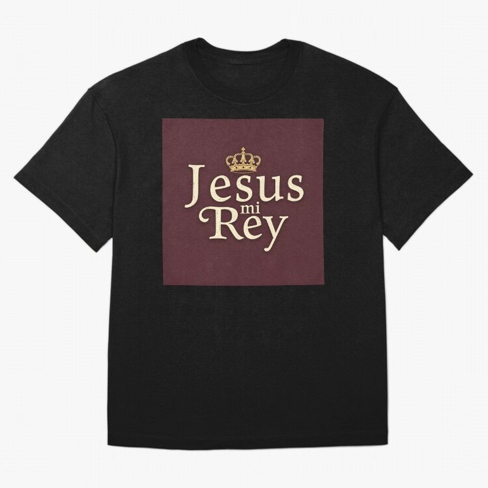 Jesus Mi Rey T Shirt Oversized T-Shirt Carry the Colors and Pride of Match Day Hype around FIFA World Cup 2026, Messi and Cristiano Ronaldo, England, Match Day Excitement, Supporter Culture, Golden Goals and Global Football Passion; Great for