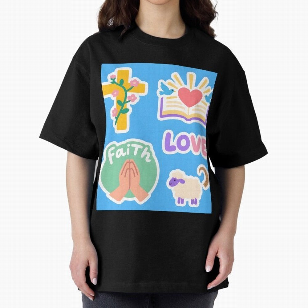 Love Faith T shirt Oversized T-Shirt Capture FIFA World Cup 2026 Group Stage for Fans of CR7 and Messi and Portugal, Bringing Game Day Rituals, Football Legends, Country Pride and the Road to the Final; Made for Collectors Who Enjoy Iconic Players,