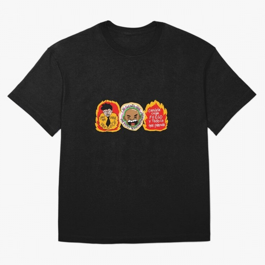 Hay Que Vivir Prendo Yo Siento Que Me Estoy Transformando Candela Chipa Fuego Y Todo Lo Que Prenda Oversized T-Shirt Get Ready for FIFA World Cup 2026 Group Stage for Fans of Mbappe and Neymar and England, France and Netherlands, Bringing Football