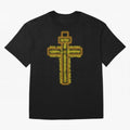 Cruz del Santo Padre Benito Color Oversized T-Shirt Celebrate Football Heritage in FIFA World Cup 2026 Group Stage for Fans of Cristiano Ronaldo, Haaland and CR7 and Argentina, France and Brazil, Bringing Championship Spirit, Famous Goals, Roaring