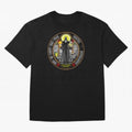 Medalla de San Benito Color Frontal Oversized T-Shirt Follow the FIFA World Cup 2026 USA Canada Mexico Journey through Cristiano Ronaldo, Haaland and CR7 Highlights, Spain and Netherlands Pride, Champion Mindset, Group Stage Buzz, Knockout Tension