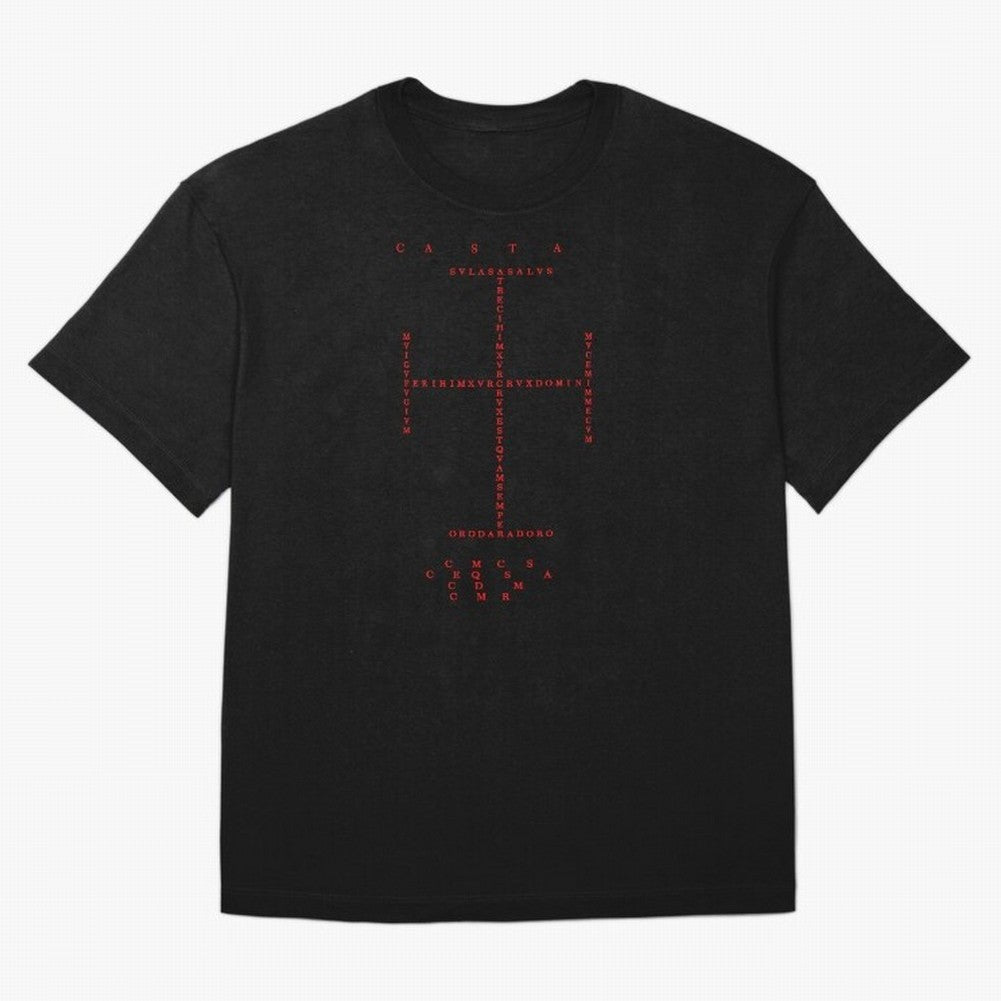 Cruz Ang¨¦lica de Santo Tom¨¢s de Aquino Black n Red Oversized T-Shirt Relive FIFA World Cup 2026 Spirit, Capturing England and Germany, Mbappe and Neymar, Global Supporter Spirit, Legendary Goals, National Colors and Tournament Celebration; Built