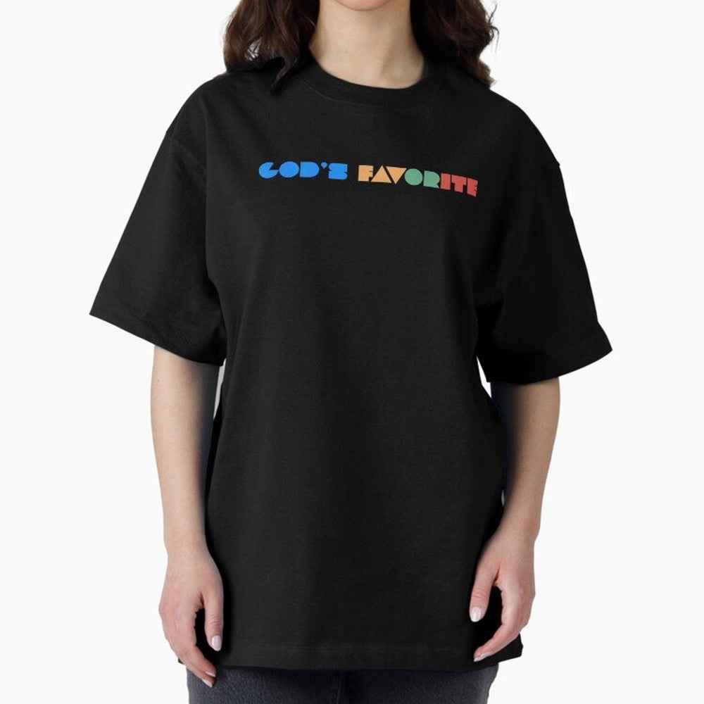 God's Favorite Oversized T-Shirt Carry the Dream of Match Day Hype around FIFA World Cup 2026 Group Stage, CR7, Spain, Global Supporter Spirit, Legendary Goals, National Colors and Tournament Celebration; Made for Die Hard Supporters, Soccer