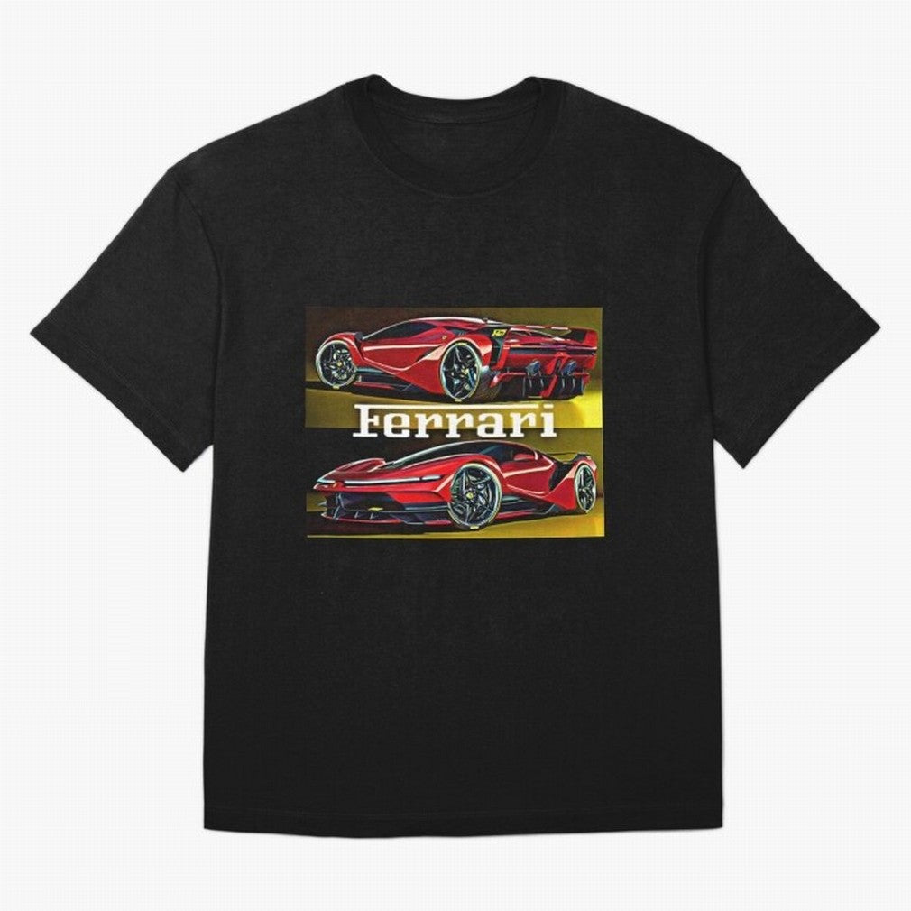 Ferarri F Concept Oversized T-Shirt Bring a Champion Mindset to Match Day Hype around FIFA World Cup 2026 USA Canada Mexico, Mbappe, Argentina, France and Brazil, Fan Favorite Moments, National Team Passion, Big Match Drama and Soccer History;