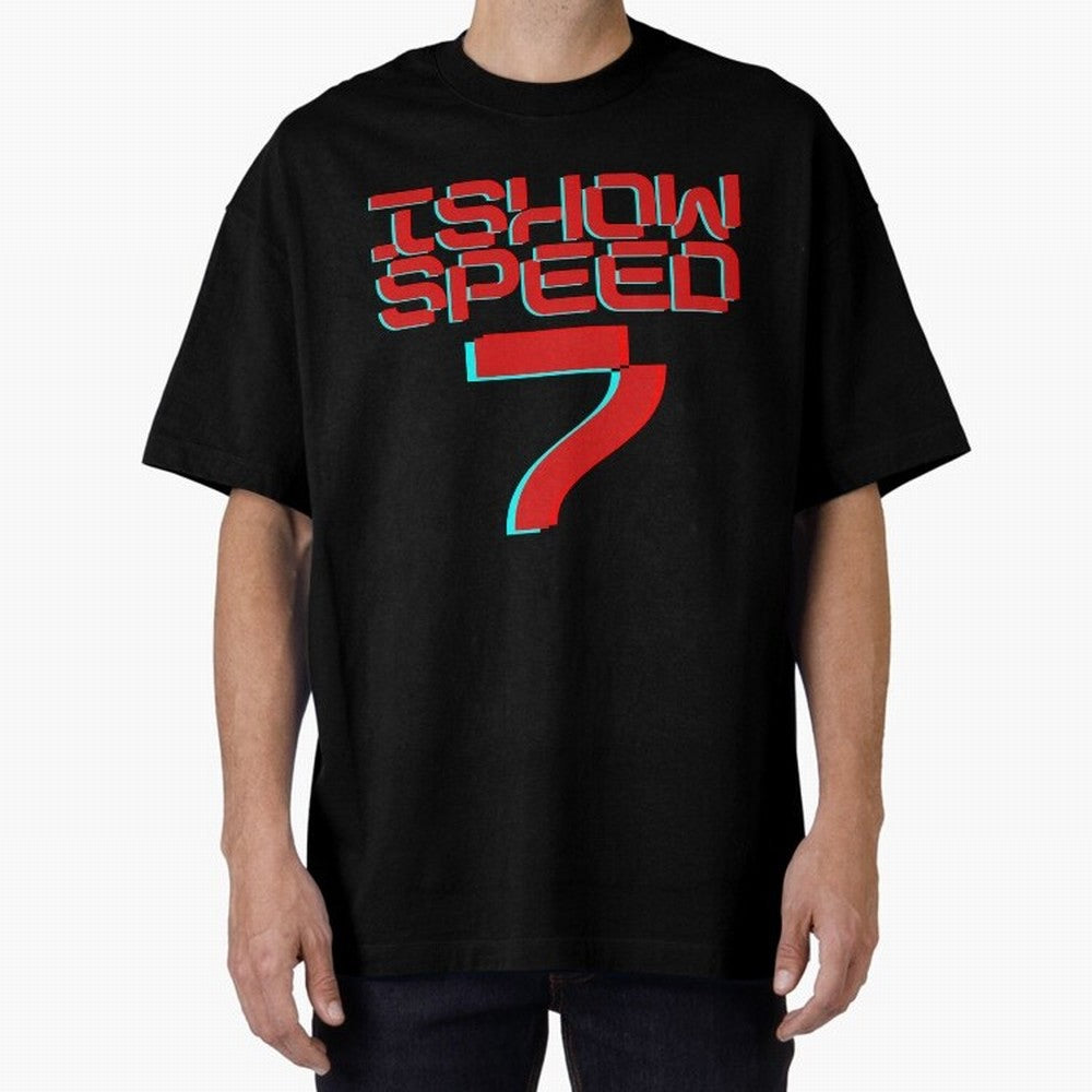 Ishowspeed Oversized T-Shirt Keep the Match Day Mood of FIFA World Cup 2026 USA Canada Mexico Spirit, Centered on Brazil, Neymar, Championship Spirit, Famous Goals, Roaring Crowds and International Football Unity; Perfect for Fans, Collectors,