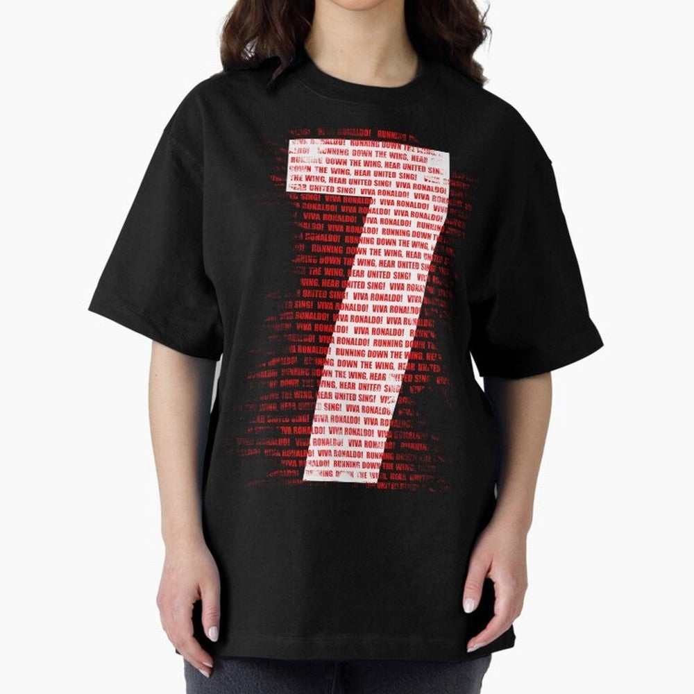 Viva Ronaldo - Chant - Number 7 Oversized T-Shirt Celebrate the Next Chapter of FIFA World Cup 2026 for Fans of Haaland and Mbappe and France and Portugal, Bringing Champion Mindset, Group Stage Buzz, Knockout Tension and Passionate Fan Culture;