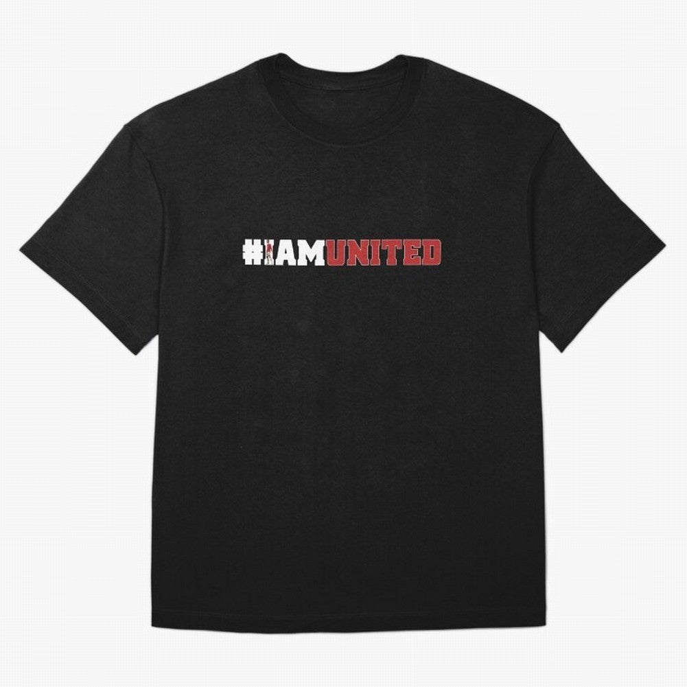 I am United Oversized T-Shirt Build Match Day Hype around FIFA World Cup 2026 Group Stage, Messi, CR7 and Mbappe, England, Supporter Pride, Iconic Celebrations, Legendary Names and Global Match Day Energy; Perfect for Fans, Collectors, Family