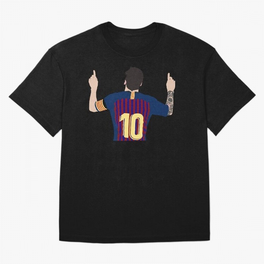 Lionel Messi Iconic Goal Celebration #o44 Oversized T-Shirt Celebrate the Road through Match Day Hype around FIFA World Cup 2026 USA Canada Mexico, Haaland and Mbappe, France, Vintage Soccer Flavor, Modern Football Stars, National Flags and Final