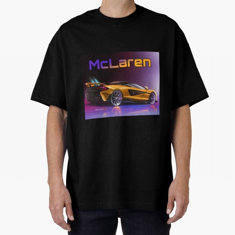 Mclaren in Gradient Metallic Color Oversized T-Shirt Mark FIFA World Cup 2026 Filled with Cristiano Ronaldo, Haaland and CR7, Netherlands Energy, Match Day Excitement, Supporter Culture, Golden Goals and Global Football Passion; Perfect for Fans,
