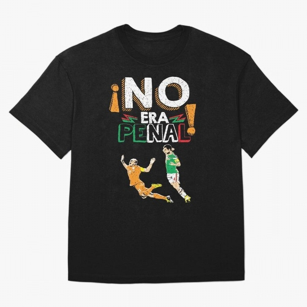 No Era Penal Oversized T-Shirt Bring a Vintage Feel to FIFA World Cup 2026 for Fans of Neymar, Haaland and Cristiano Ronaldo and Spain, Bringing Stadium Chants, National Pride, Trophy Dreams and Unforgettable Football Memories; Perfect for People