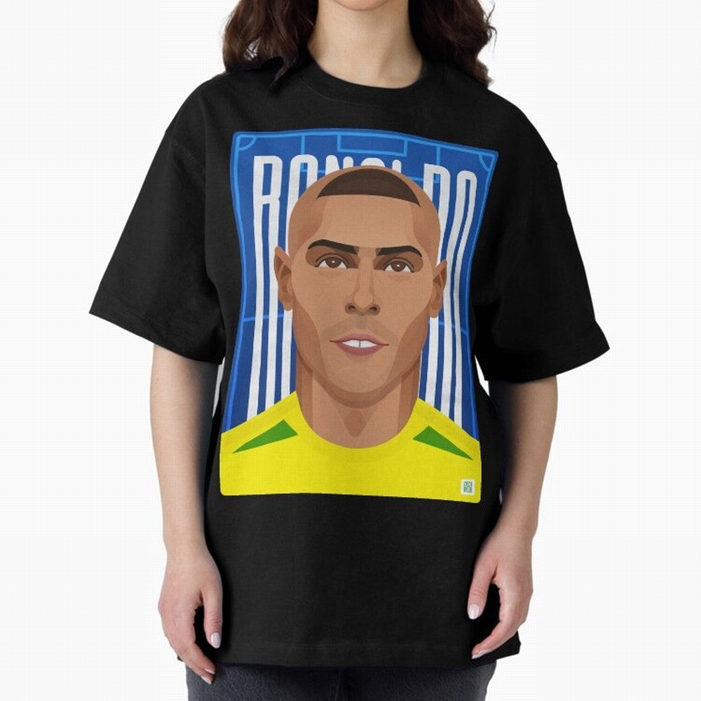 Ronaldo | The Phenomenon Oversized T-Shirt Keep the Match Day Mood of FIFA World Cup 2026 Group Stage Spirit, Capturing Germany, Cristiano Ronaldo, Global Supporter Spirit, Legendary Goals, National Colors and Tournament Celebration; Created for