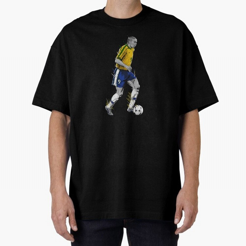 Ronaldo R9 Phenomenon Oversized T-Shirt Fuel the FIFA World Cup 2026 Journey through Cristiano Ronaldo Highlights, England Pride, Sports Nostalgia, International Competition, Famous Players and Unforgettable Victories; Built for Supporters Chasing
