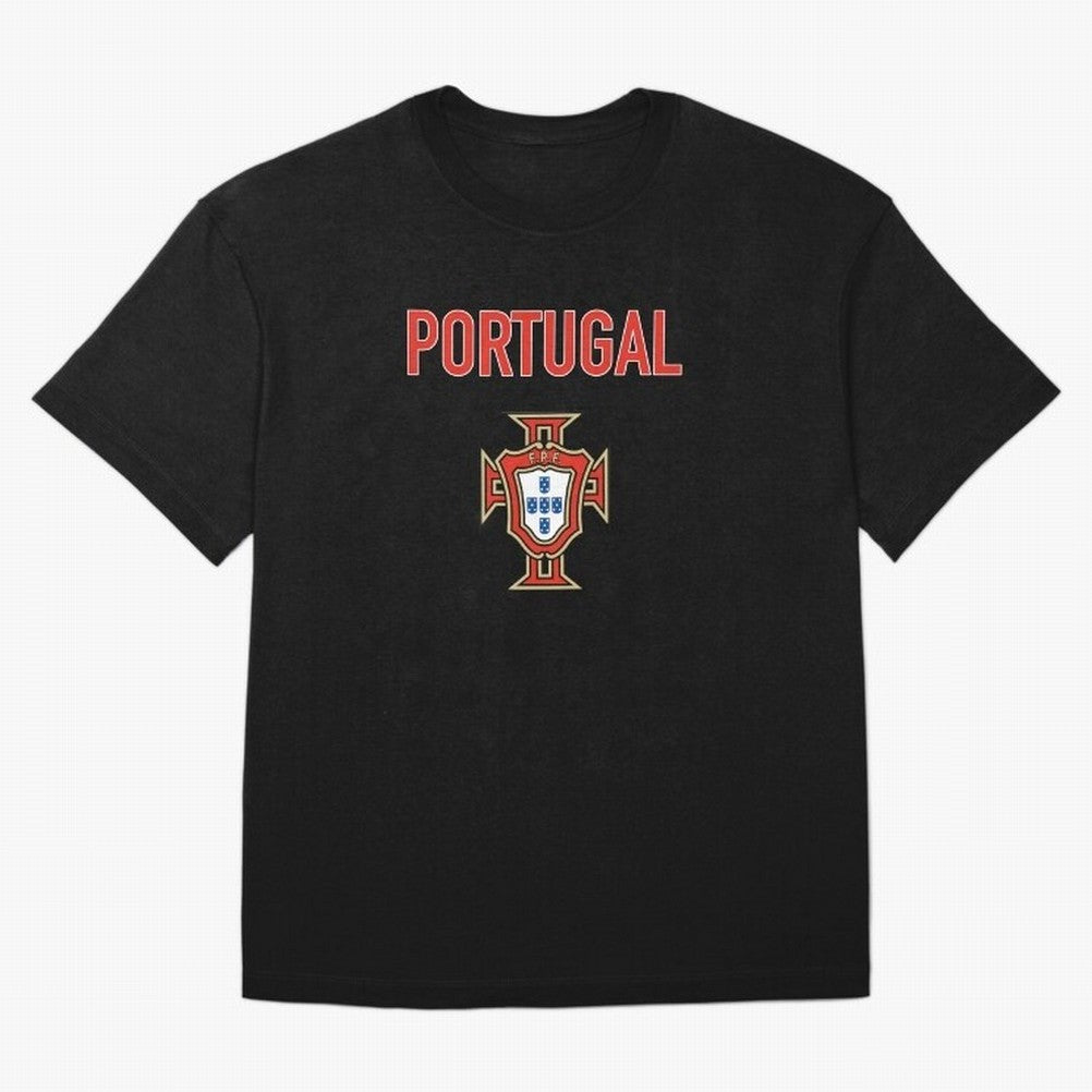 Portugal Oversized T-Shirt Show Championship Spirit for FIFA World Cup 2026 Group Stage Featuring Mbappe, France Energy, Worldwide Fan Energy, Dramatic Goals, Stadium Lights and Championship Celebrations; Ideal for Fans Who Follow Messi, Cristiano