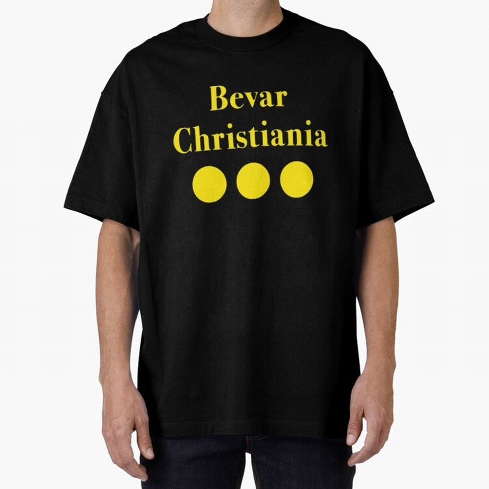 Bevar Christiania Oversized T-Shirt Celebrate Fan Culture around Match Day Hype around FIFA World Cup 2026 Group Stage, Neymar, Spain, Stadium Memories, Football Loyalty, International Chants and Championship Tradition; Made for Die Hard