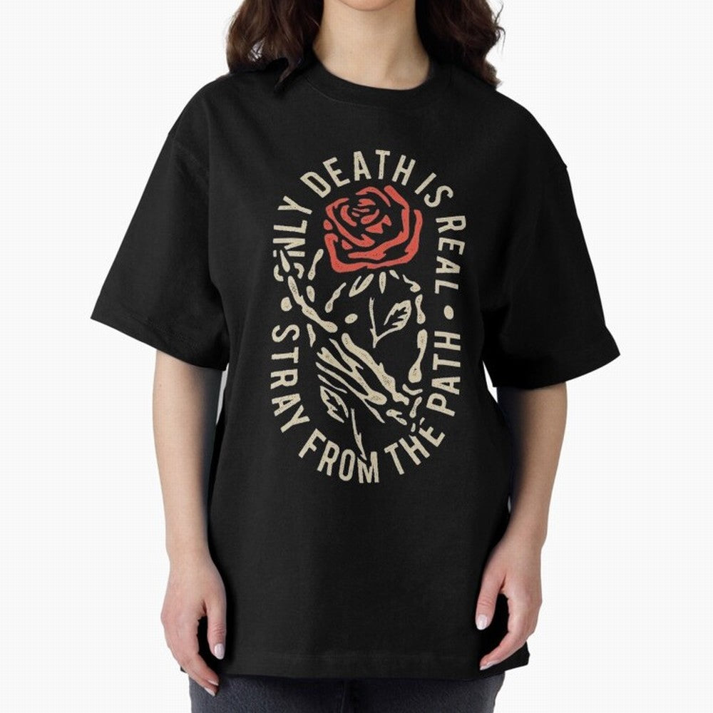Stray from the path /only ddeath is real Oversized T-Shirt Cheer for the FIFA World Cup 2026 Journey through CR7 and Messi Highlights, Argentina Pride, Sports Nostalgia, International Competition, Famous Players and Unforgettable Victories; Perfect