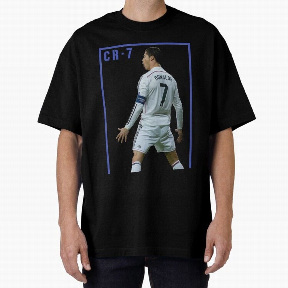 Ronaldo Christiano ronaldo Oversized T-Shirt Bring World Football Passion into Match Day Hype around FIFA World Cup 2026, Mbappe and Neymar, Spain, Game Day Rituals, Football Legends, Country Pride and the Road to the Final; Made for Die Hard