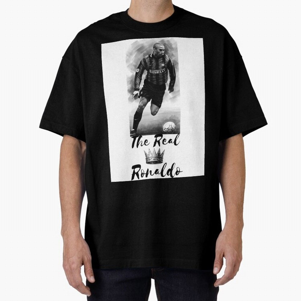 The Real Ronaldo Oversized T-Shirt Celebrate Global Football Passion for FIFA World Cup 2026 Group Stage, with Messi, Neymar and Mbappe, Brazil, Portugal and Argentina, Champion Mindset, Group Stage Buzz, Knockout Tension and Passionate Fan