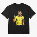 Ronaldo Fen?meno Oversized T-Shirt Embrace FIFA World Cup 2026 with Mbappe and Neymar, Spain Energy, Sports Nostalgia, International Competition, Famous Players and Unforgettable Victories; Made for Collectors Who Enjoy Iconic Players, Country