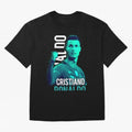 Ronaldo Ronaldo vector Oversized T-Shirt Celebrate Soccer Greatness during Match Day Hype around FIFA World Cup 2026 Group Stage, Neymar, Haaland and Cristiano Ronaldo, Portugal, Spain and Germany, Match Day Excitement, Supporter Culture, Golden
