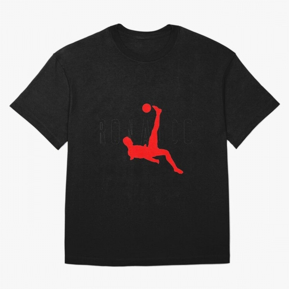 Air Ronaldo Classic T-Shirt Oversized T-Shirt Capture Stadium Memories from Global Football Passion for FIFA World Cup 2026 USA Canada Mexico, Filled with Neymar, Argentina, France and Brazil, Game Day Rituals, Football Legends, Country Pride and