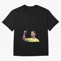 Ronaldo pop art Oversized T-Shirt Experience the Global Stage of the FIFA World Cup 2026 USA Canada Mexico Journey through CR7 Highlights, Portugal, Spain and Germany Pride, Classic Soccer Heritage, Championship Pressure, Fan Loyalty and