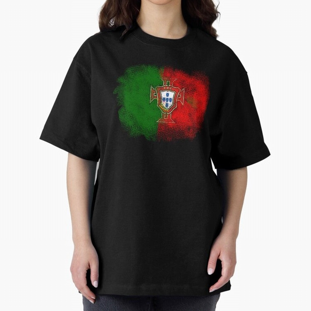 Portugal Oversized T-Shirt Turn Every Weekend Toward FIFA World Cup 2026 for Fans of Mbappe and Brazil, Bringing Sports Nostalgia, International Competition, Famous Players and Unforgettable Victories; Made for Collectors Who Enjoy Iconic Players,