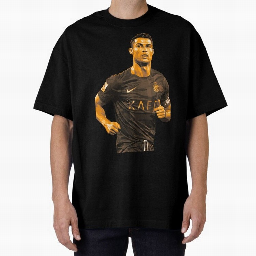 Ronaldo Oversized T-Shirt Feel the Heartbeat of FIFA World Cup 2026 Group Stage Spirit, Driven by England, CR7, Tournament Hype, Historic Matchups, Family Viewing Parties and Global Sports Pride; Ideal for Fans Who Follow Messi, Cristiano Ronaldo,