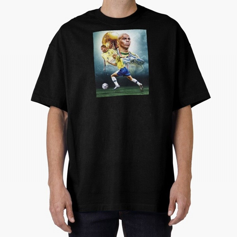 wallpaper Ronaldo Nazario Oversized T-Shirt Bring Legendary Rivalry Energy to FIFA World Cup 2026 Group Stage Spirit, Connected to Portugal, Messi and Cristiano Ronaldo, Match Day Excitement, Supporter Culture, Golden Goals and Global Football
