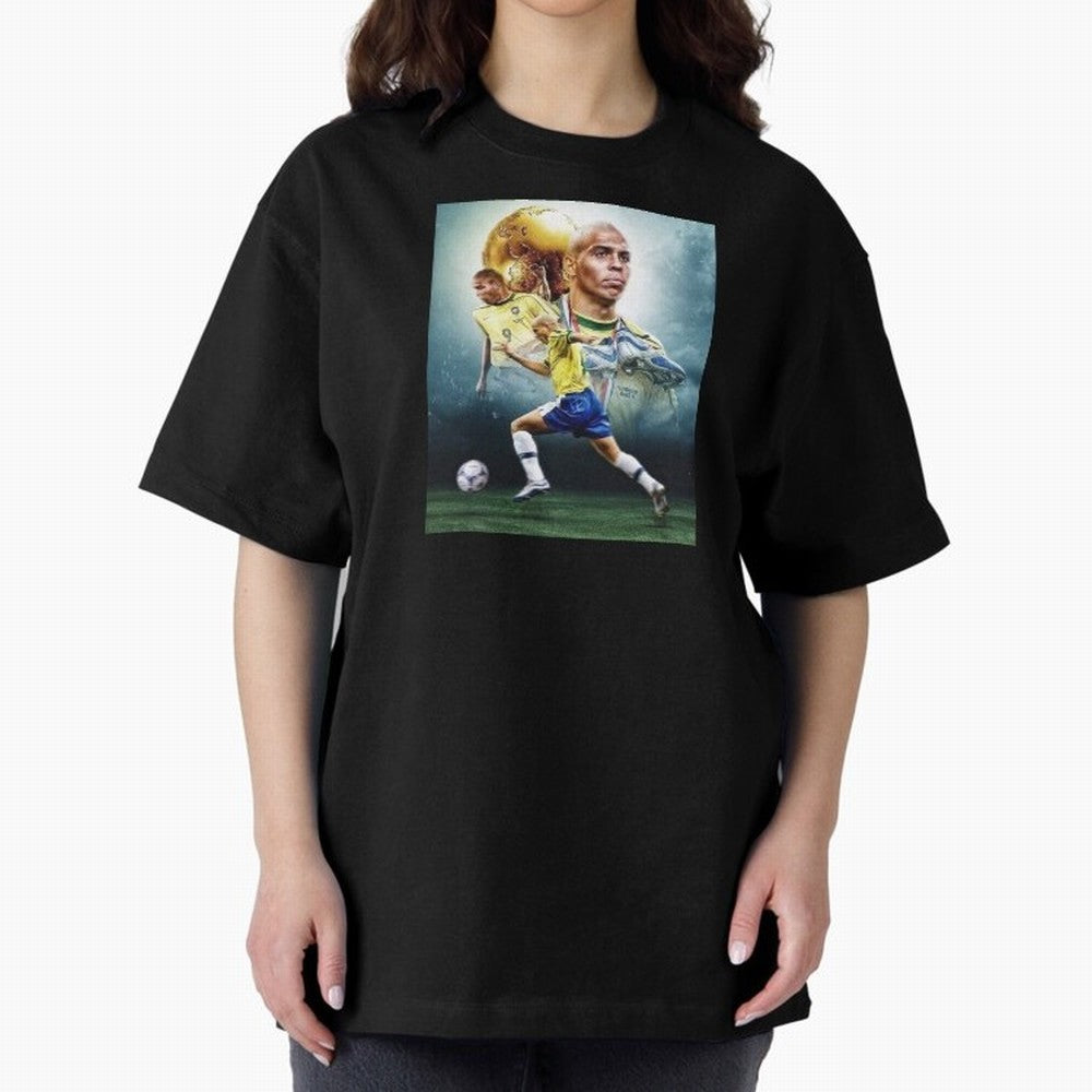 wallpaper Ronaldo Nazario Oversized T-Shirt Bring Legendary Rivalry Energy to FIFA World Cup 2026 Group Stage Spirit, Connected to Portugal, Messi and Cristiano Ronaldo, Match Day Excitement, Supporter Culture, Golden Goals and Global Football