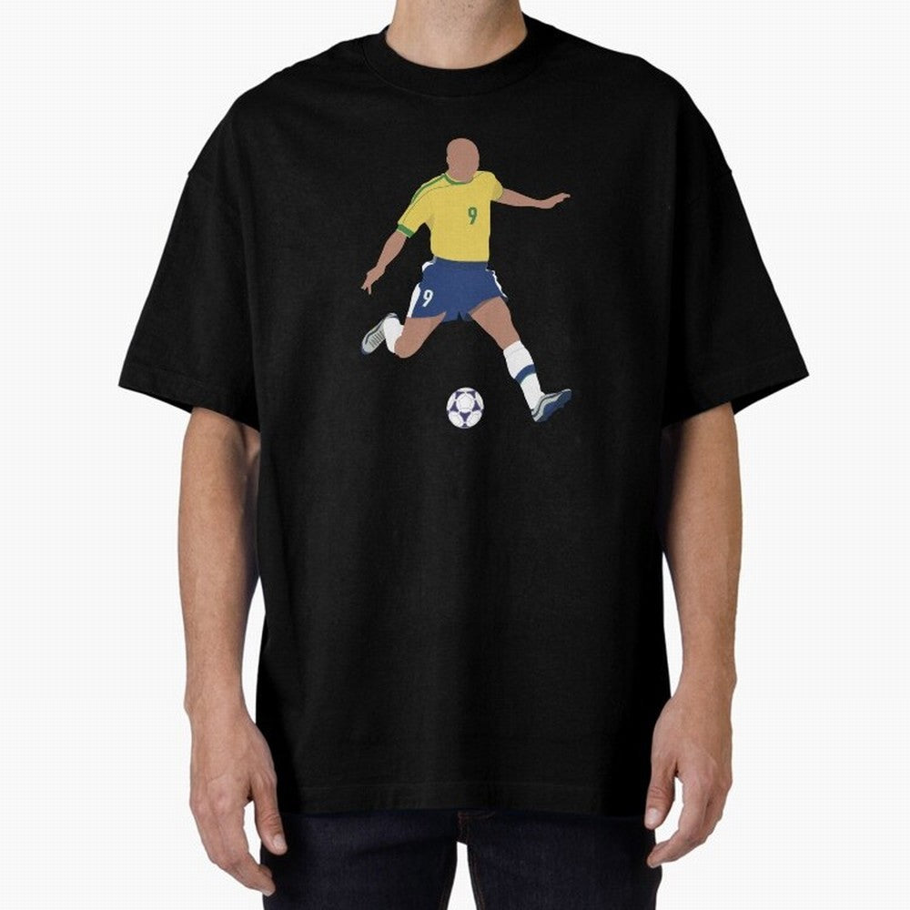 Ronaldo Lu¨ªs Naz¨¢rio de Lima - R9 Oversized T-Shirt Support Match Day Hype around FIFA World Cup 2026 Group Stage, Messi, CR7 and Mbappe, Netherlands, Classic Soccer Heritage, Championship Pressure, Fan Loyalty and International Pride; Perfect