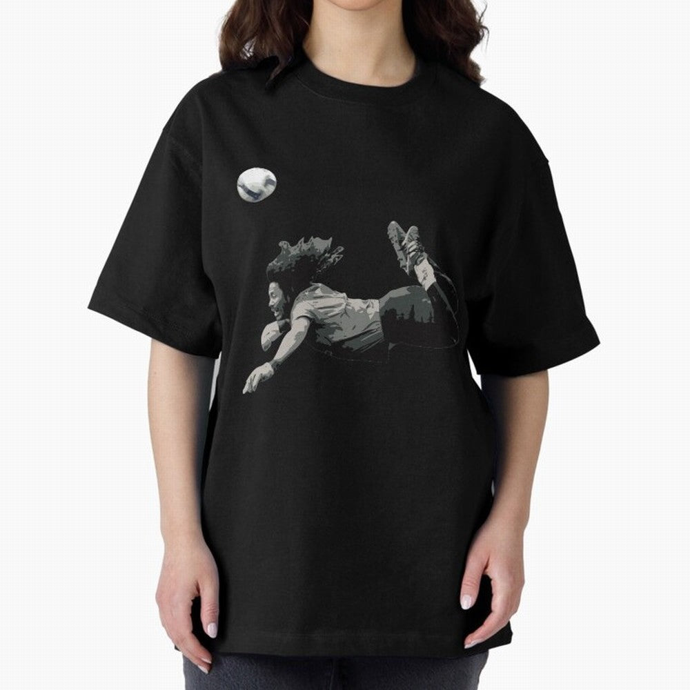 Rene Higuitas Scorpion kick35 Oversized T-Shirt Represent the FIFA World Cup 2026 Group Stage Journey through Haaland and Mbappe Highlights, Germany Pride, Stadium Memories, Football Loyalty, International Chants and Championship Tradition; Made