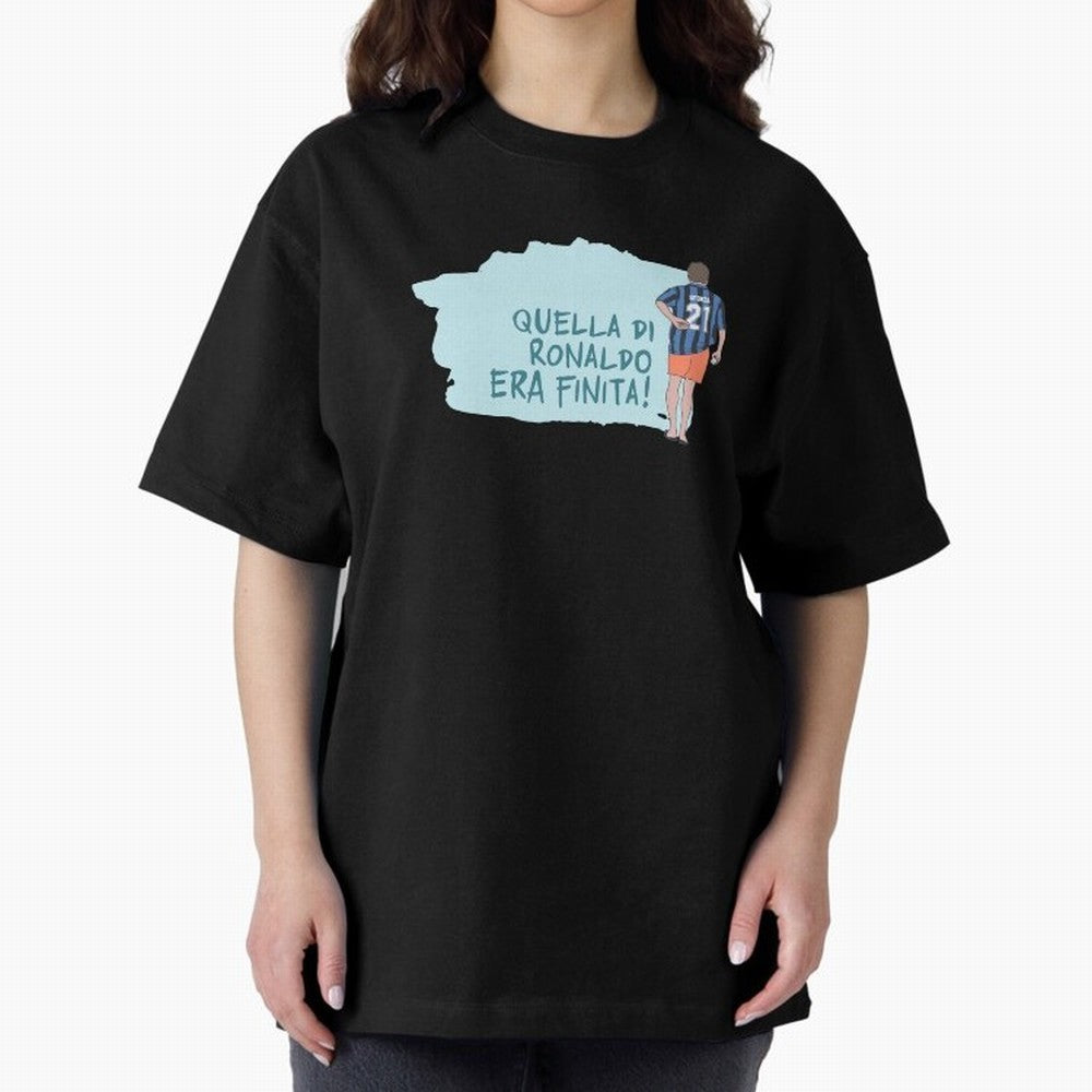 Sforza, quella di Ronaldo era finita! - AGG Oversized T-Shirt Show Fan Pride Across FIFA World Cup 2026 for Fans of Haaland and Mbappe and England and Germany, Bringing Worldwide Fan Energy, Dramatic Goals, Stadium Lights and Championship