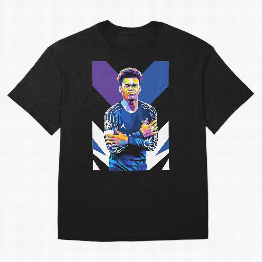 Desire Doue in WPAP Style Oversized T-Shirt Show Love for Legendary Goals in Match Day Hype around FIFA World Cup 2026, Haaland and Mbappe, Germany, Stadium Chants, National Pride, Trophy Dreams and Unforgettable Football Memories; Perfect for