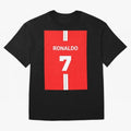 Ronaldo Jersey - 7 Back to Manchester Oversized T-Shirt Join the Countdown to the FIFA World Cup 2026 Group Stage Journey through CR7 and Messi Highlights, Argentina, France and Brazil Pride, Sports Nostalgia, International Competition, Famous